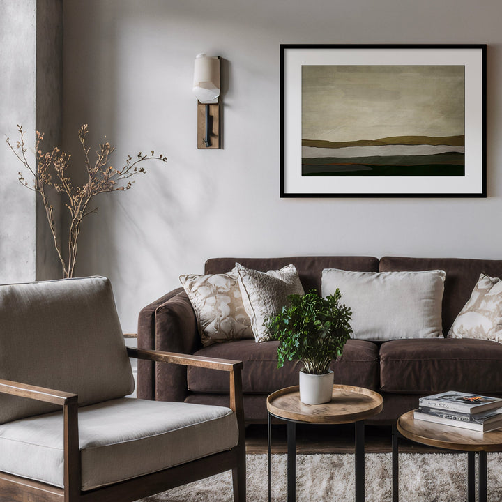 "Terra Modscape VII" Framed Matted Print Wall Art by ChiChi Décor