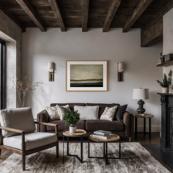 "Terra Modscape VII" Framed Matted Print Wall Art by ChiChi Décor