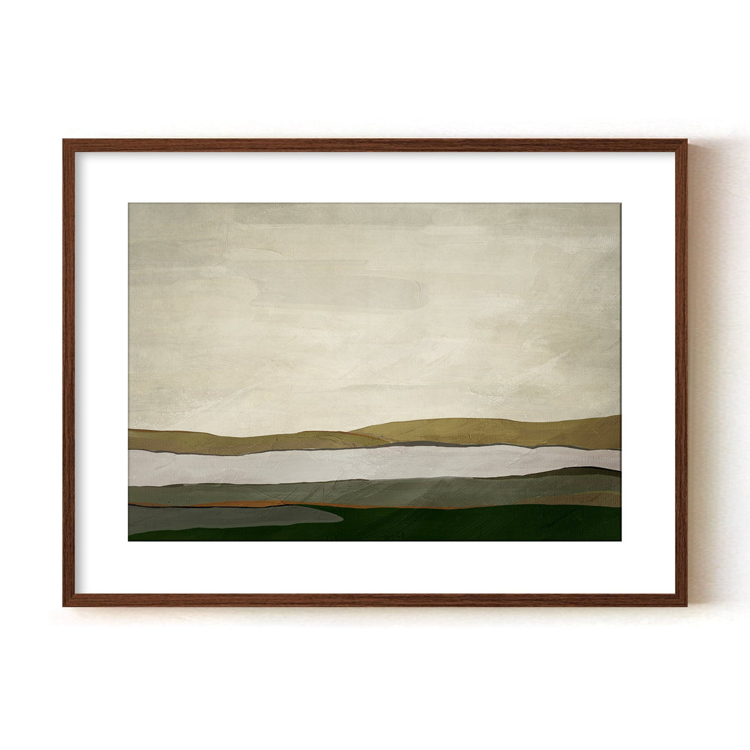 "Terra Modscape VII" Framed Matted Print Wall Art by ChiChi Décor