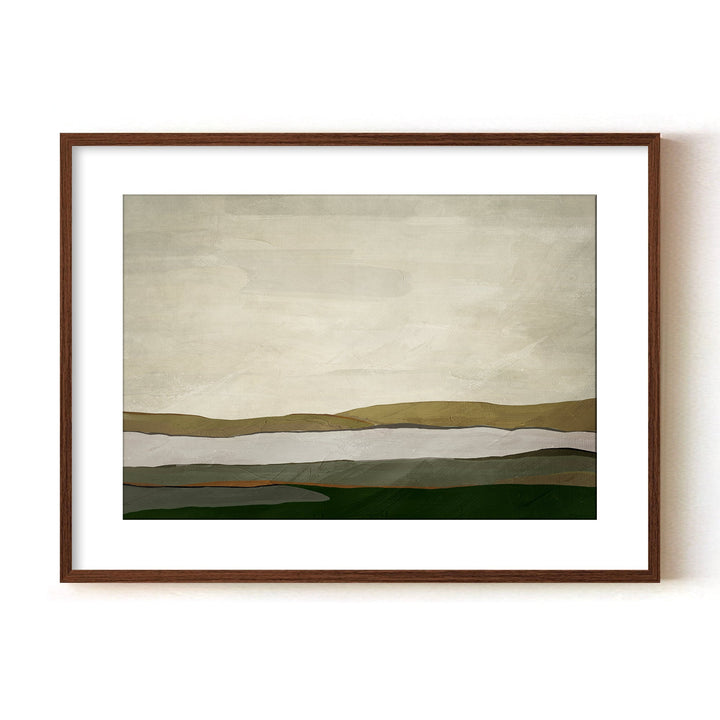 "Terra Modscape VII" Framed Matted Print Wall Art by ChiChi Décor