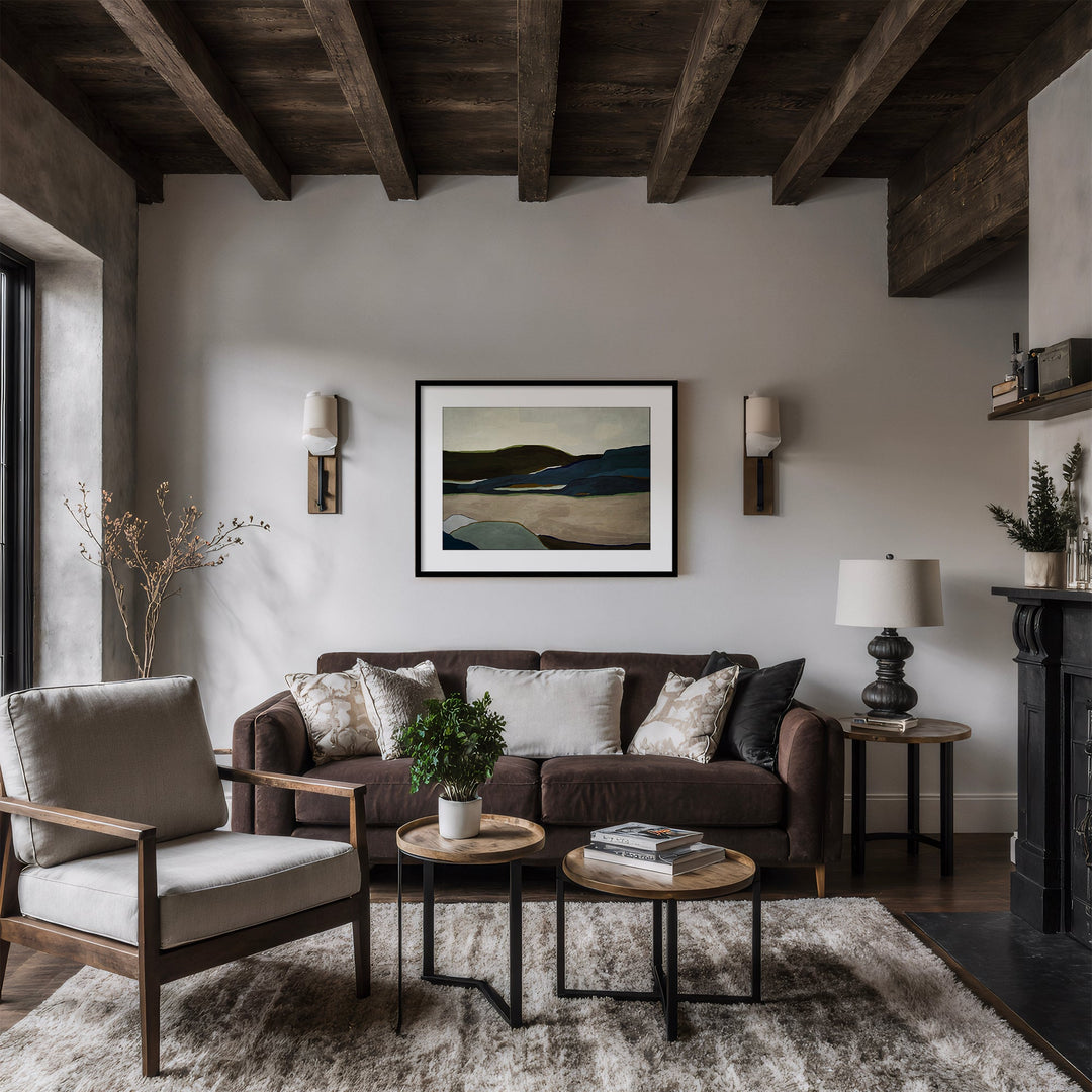 "Terra Modscape IV" Framed Matted Print Wall Art by ChiChi Décor