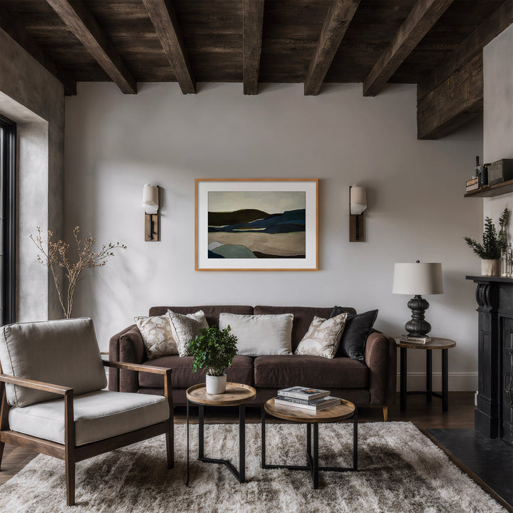 "Terra Modscape IV" Framed Matted Print Wall Art by ChiChi Décor