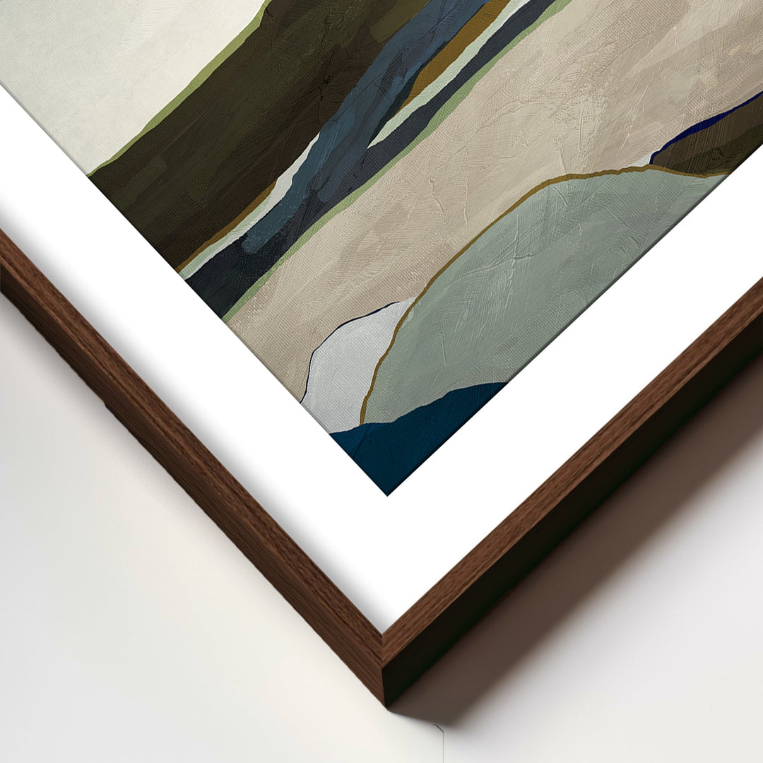 "Terra Modscape IV" Framed Matted Print Wall Art by ChiChi Décor