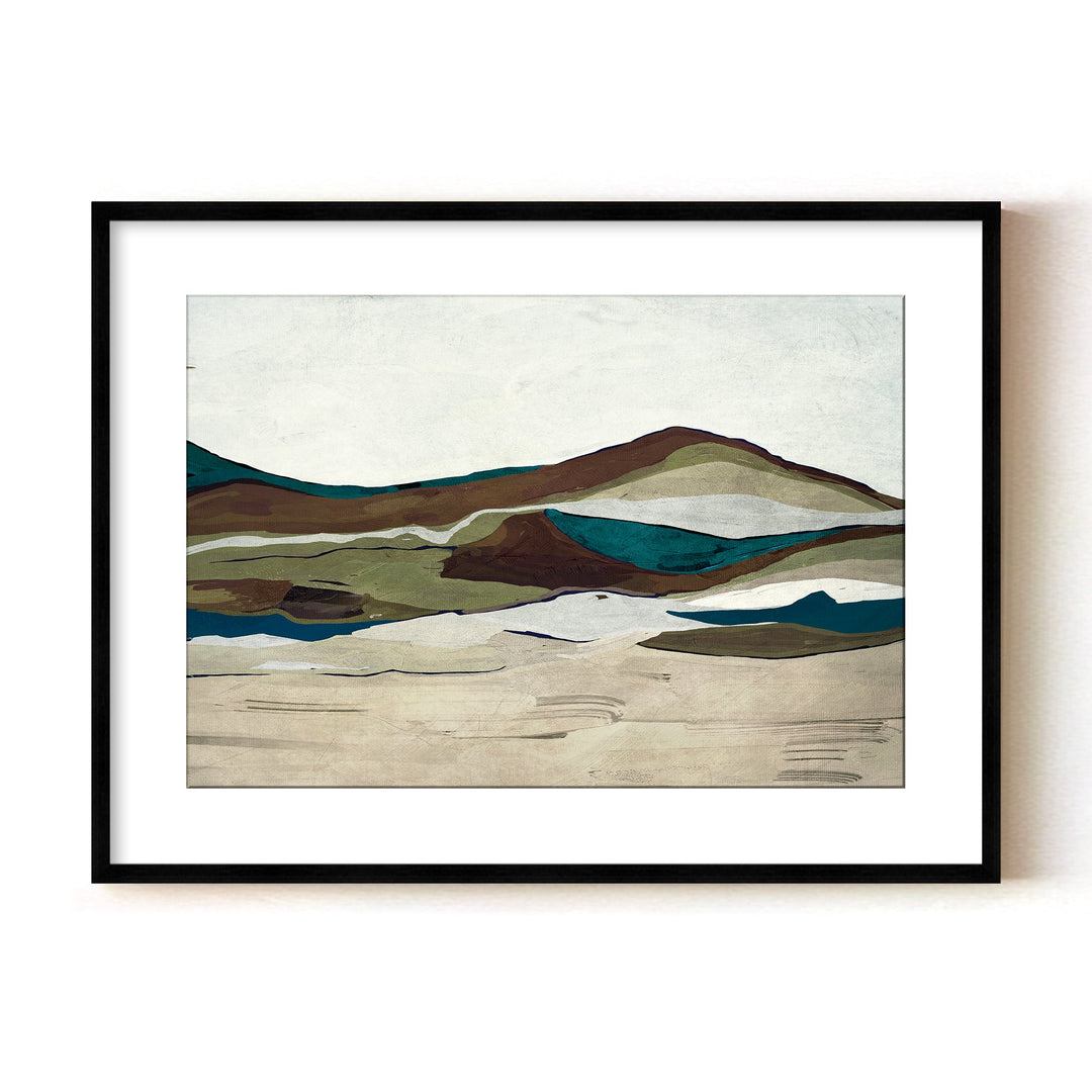 "Terra Modscape VI" Framed Matted Print Wall Art by ChiChi Décor