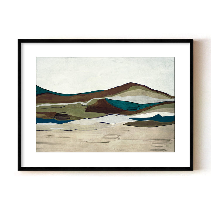 "Terra Modscape VI" Framed Matted Print Wall Art by ChiChi Décor
