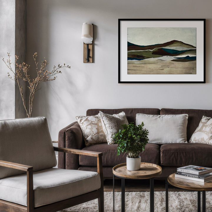 "Terra Modscape VI" Framed Matted Print Wall Art by ChiChi Décor