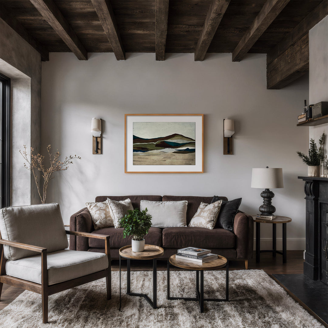 "Terra Modscape VI" Framed Matted Print Wall Art by ChiChi Décor