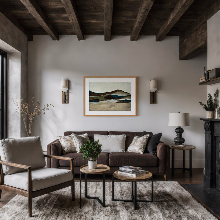 "Terra Modscape VI" Framed Matted Print Wall Art by ChiChi Décor