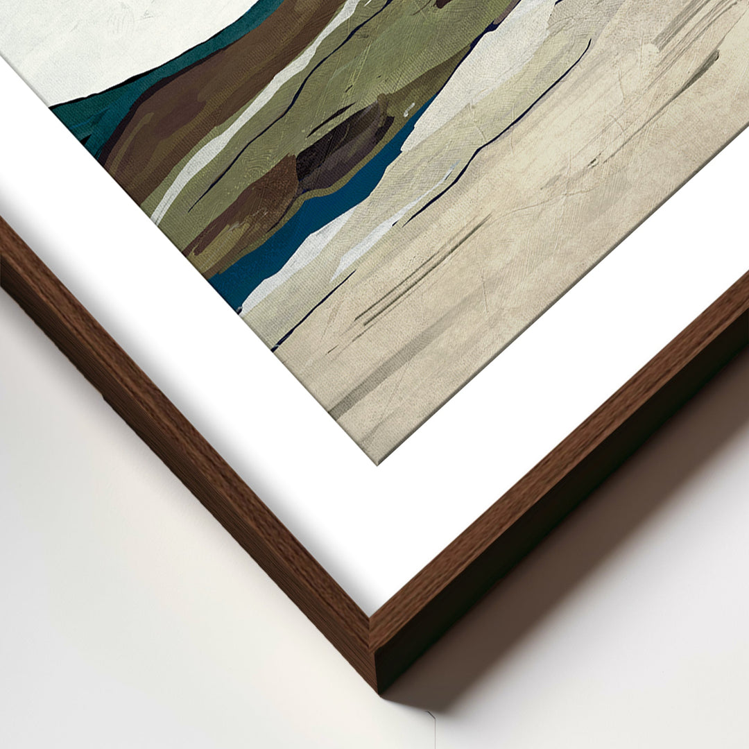 "Terra Modscape VI" Framed Matted Print Wall Art by ChiChi Décor
