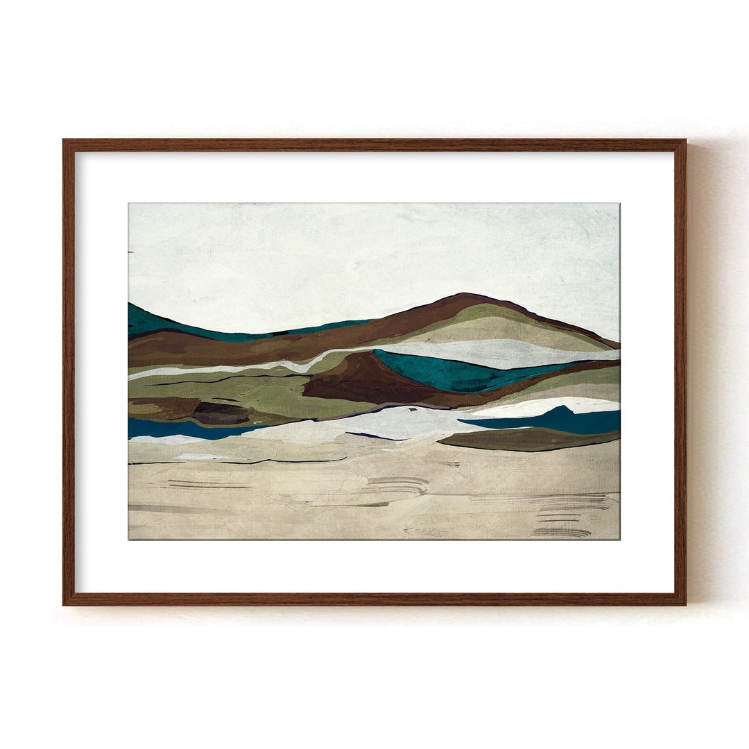 "Terra Modscape VI" Framed Matted Print Wall Art by ChiChi Décor
