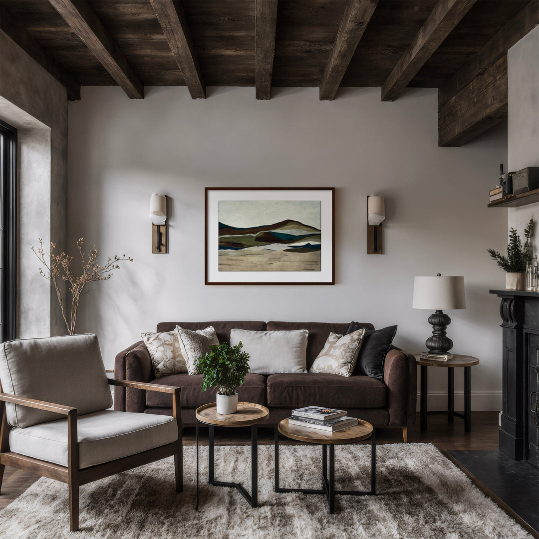 "Terra Modscape VI" Framed Matted Print Wall Art by ChiChi Décor