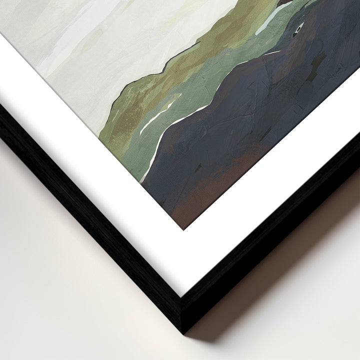 "Terra Modscape II" Framed Matted Print Wall Art by ChiChi Décor