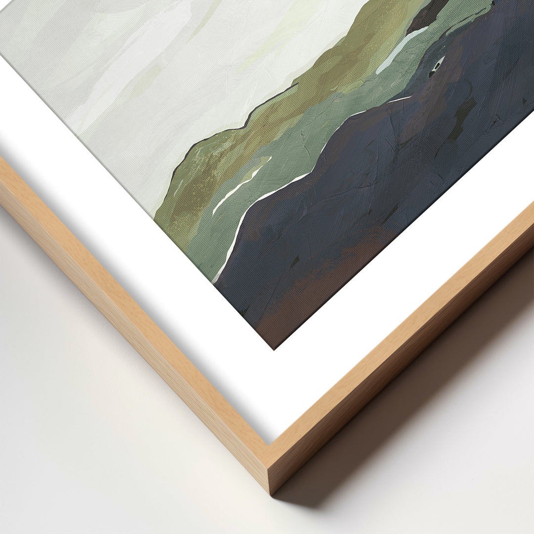 "Terra Modscape II" Framed Matted Print Wall Art by ChiChi Décor