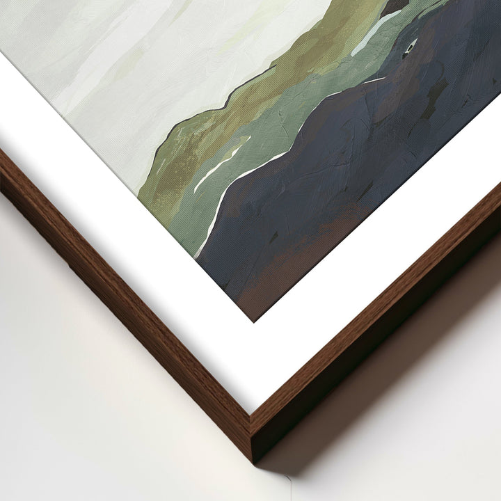 "Terra Modscape II" Framed Matted Print Wall Art by ChiChi Décor