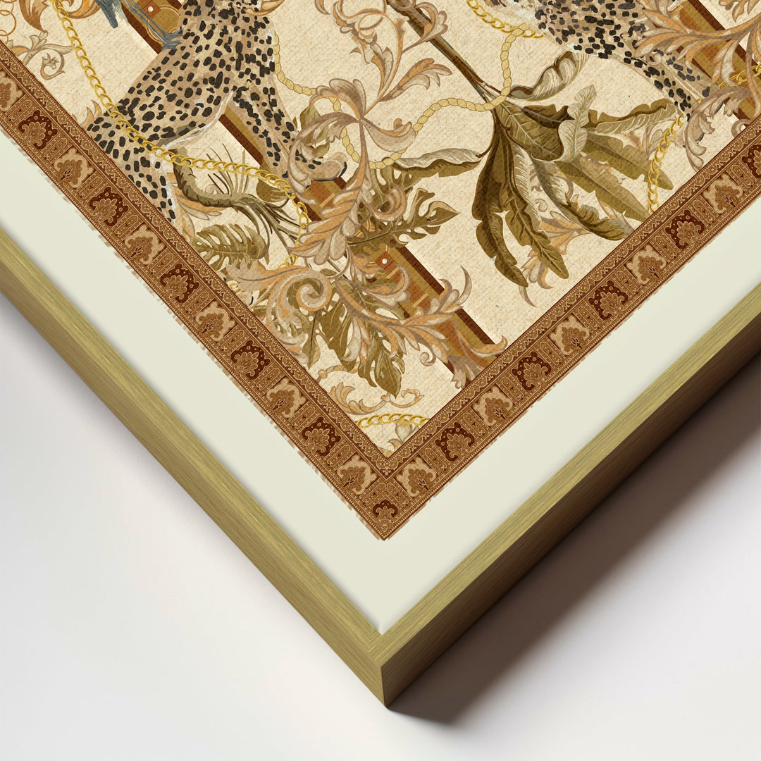"Mirage of the Savanna" Framed Canvas Wall Art by ChiChi Décor