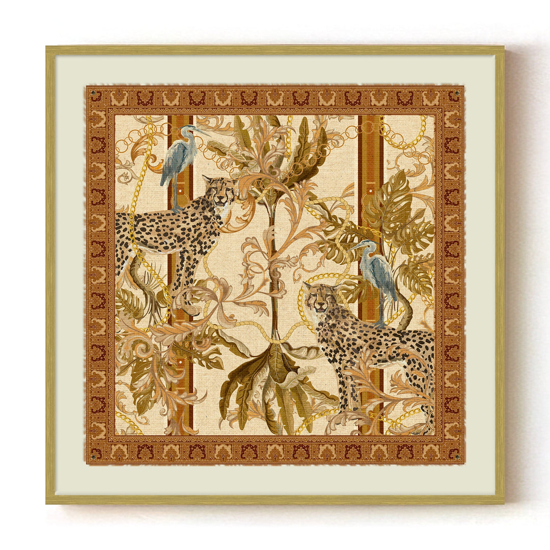 "Mirage of the Savanna" Framed Canvas Wall Art by ChiChi Décor