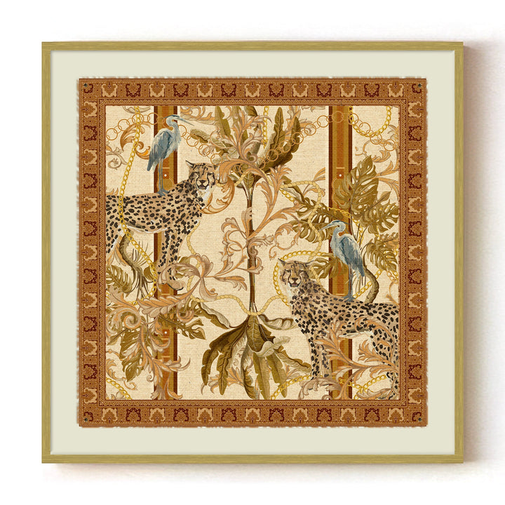 "Mirage of the Savanna" Framed Canvas Wall Art by ChiChi Décor