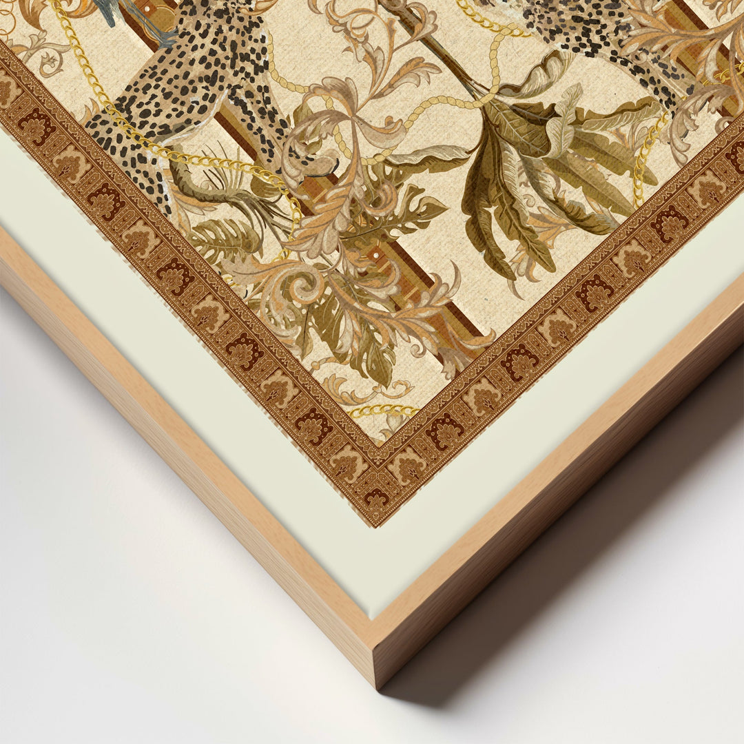 "Mirage of the Savanna" Framed Canvas Wall Art by ChiChi Décor