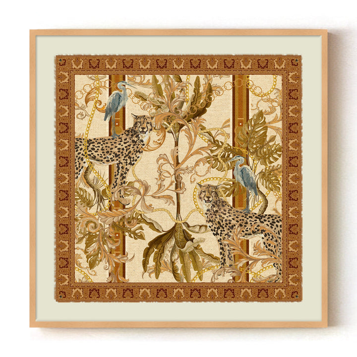 "Mirage of the Savanna" Framed Canvas Wall Art by ChiChi Décor