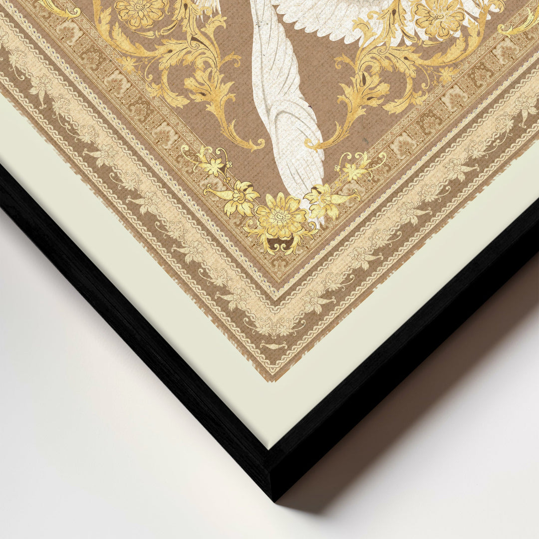 "Celestial Cranes" Framed Canvas Wall Art by ChiChi Décor