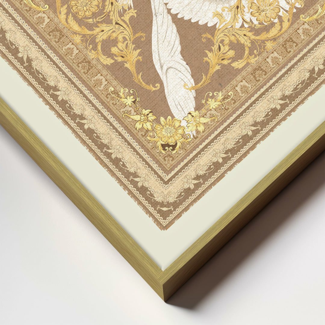 "Celestial Cranes" Framed Canvas Wall Art by ChiChi Décor