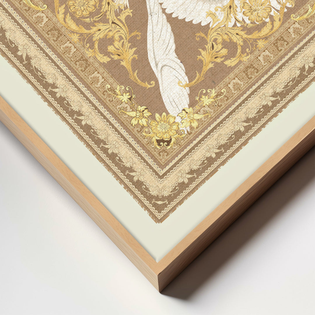 "Celestial Cranes" Framed Canvas Wall Art by ChiChi Décor
