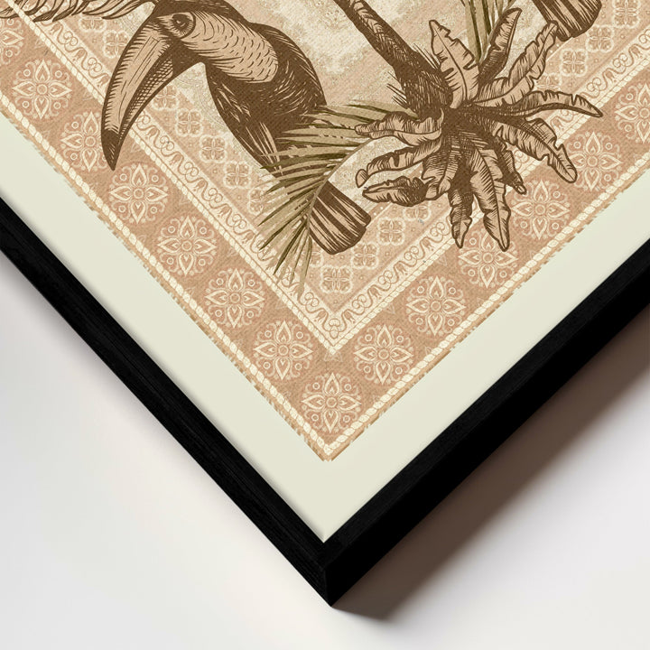 "Toucan Sonata" Framed Canvas Wall Art by ChiChi Décor