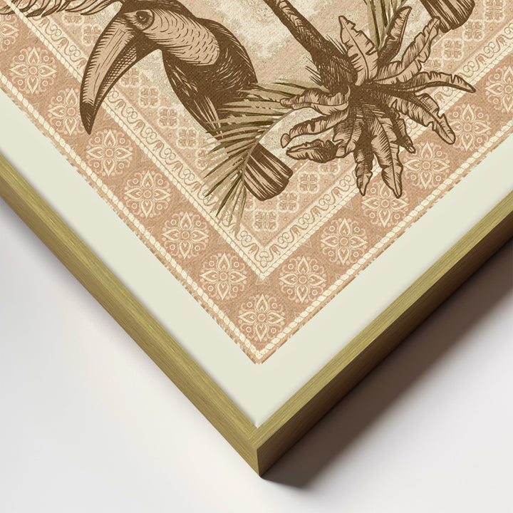 "Toucan Sonata" Framed Canvas Wall Art by ChiChi Décor