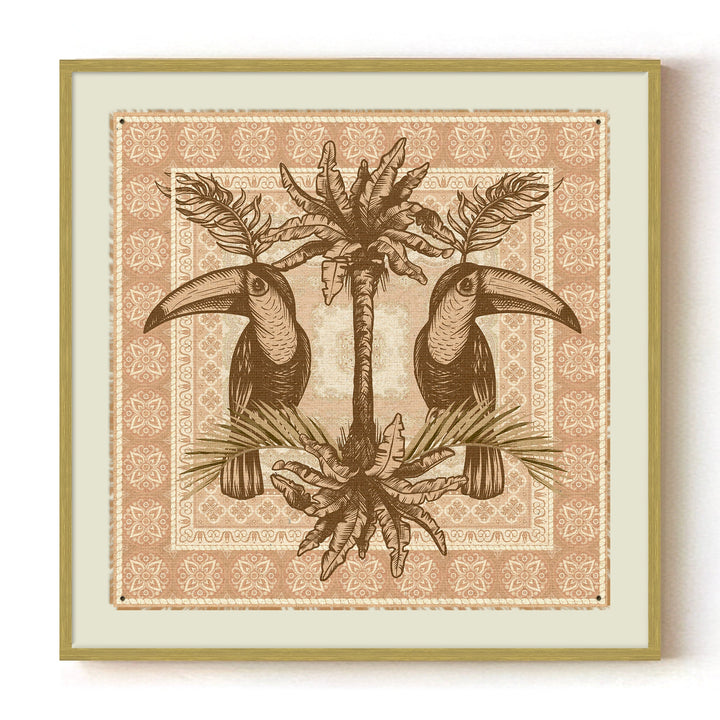 "Toucan Sonata" Framed Canvas Wall Art by ChiChi Décor