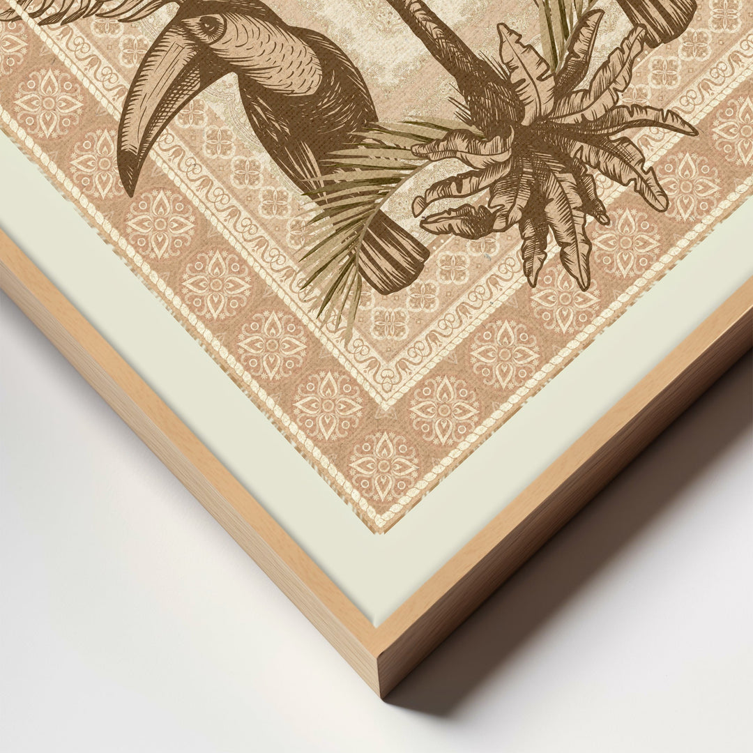 "Toucan Sonata" Framed Canvas Wall Art by ChiChi Décor