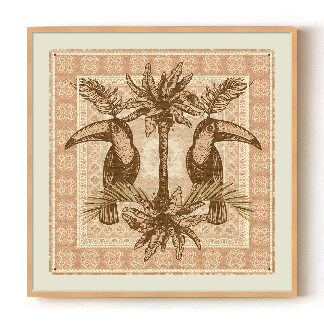 "Toucan Sonata" Framed Canvas Wall Art by ChiChi Décor