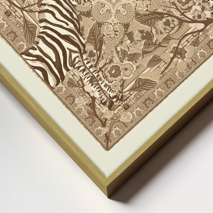 "Jungle Courtship" Framed Canvas Wall Art by ChiChi Décor