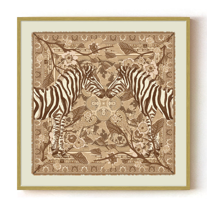 "Jungle Courtship" Framed Canvas Wall Art by ChiChi Décor