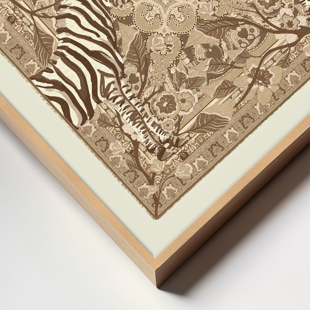 "Jungle Courtship" Framed Canvas Wall Art by ChiChi Décor