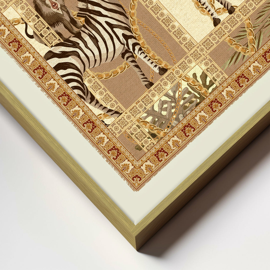 "Serengeti Companions" Framed Canvas Wall Art by ChiChi Décor