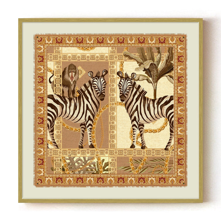 "Serengeti Companions" Framed Canvas Wall Art by ChiChi Décor