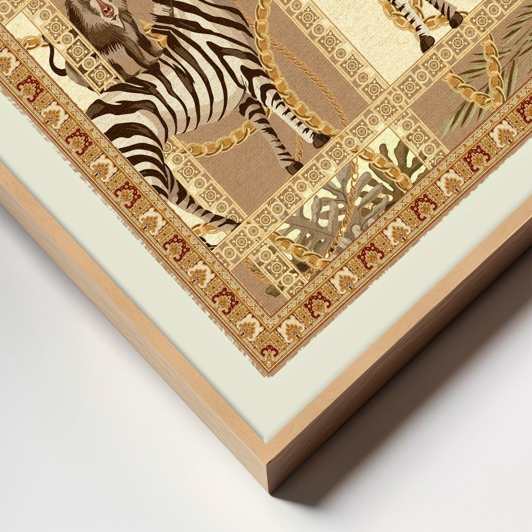 "Serengeti Companions" Framed Canvas Wall Art by ChiChi Décor