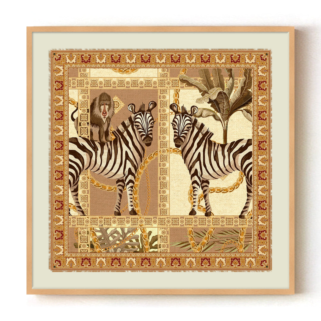 "Serengeti Companions" Framed Canvas Wall Art by ChiChi Décor