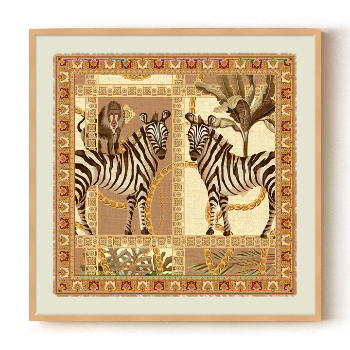 "Serengeti Companions" Framed Canvas Wall Art by ChiChi Décor