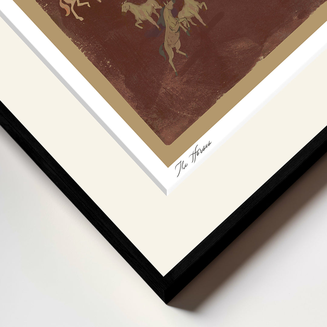 "The Horses" Framed Matted Print Wall Art by ChiChi Décor
