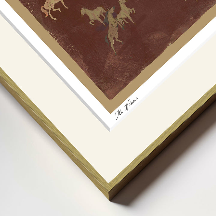 "The Horses" Framed Matted Print Wall Art by ChiChi Décor