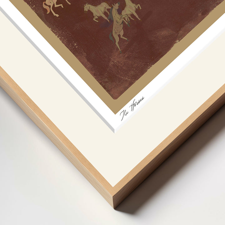 "The Horses" Framed Matted Print Wall Art by ChiChi Décor