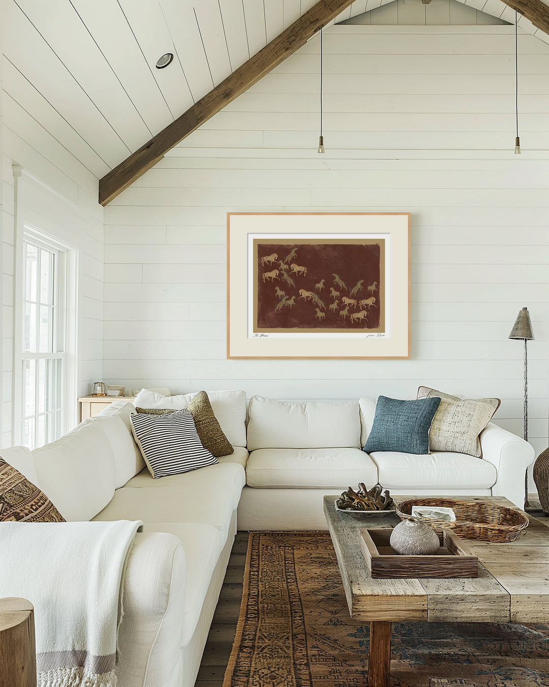 "The Horses" Framed Matted Print Wall Art by ChiChi Décor