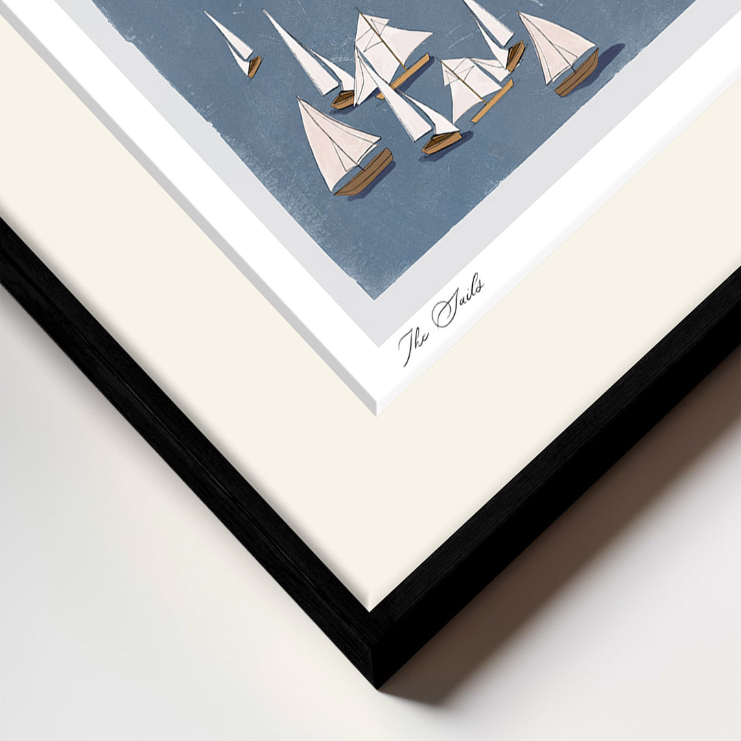 "The Sails" Framed Matted Print Wall Art by ChiChi Décor