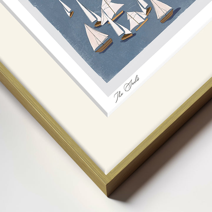 "The Sails" Framed Matted Print Wall Art by ChiChi Décor