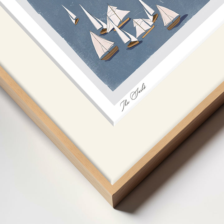 "The Sails" Framed Matted Print Wall Art by ChiChi Décor