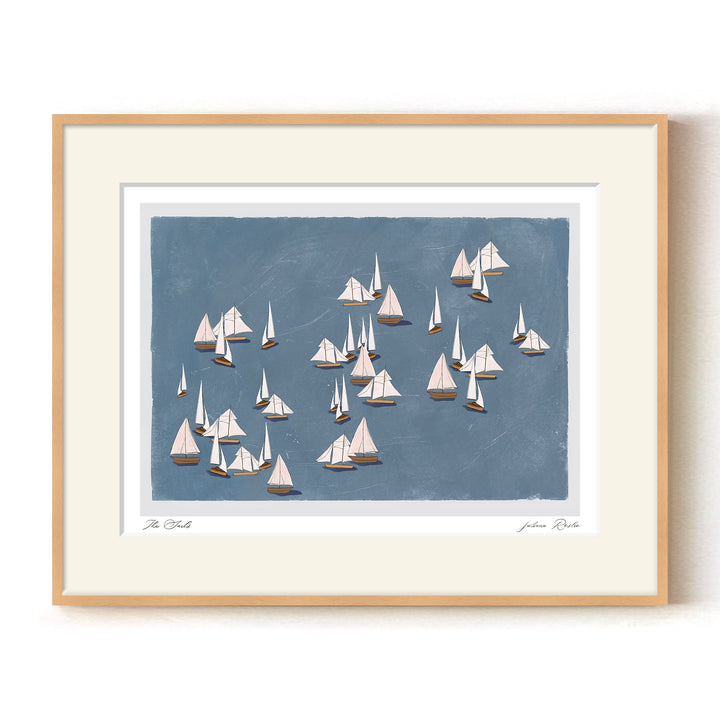 "The Sails" Framed Matted Print Wall Art by ChiChi Décor