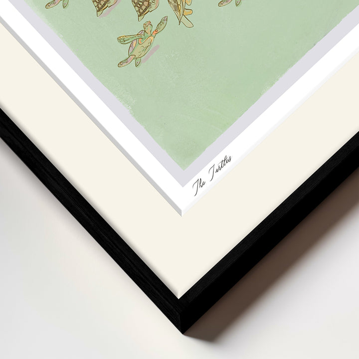 "The Turtles" Framed Matted Print Wall Art by ChiChi Décor