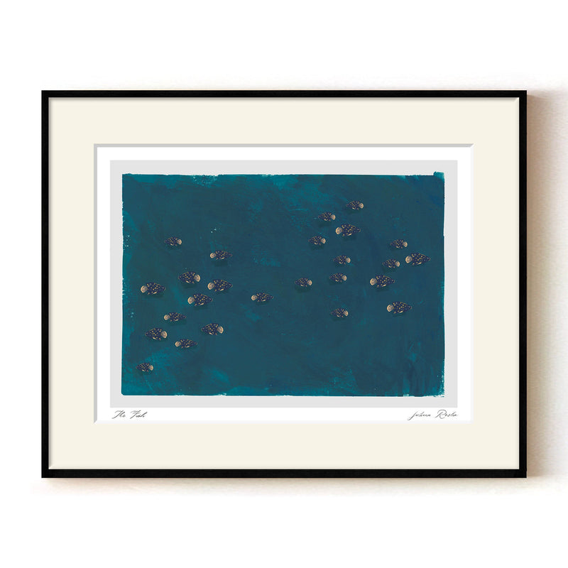 "The Fish" Framed Matted Print Wall Art by ChiChi Décor