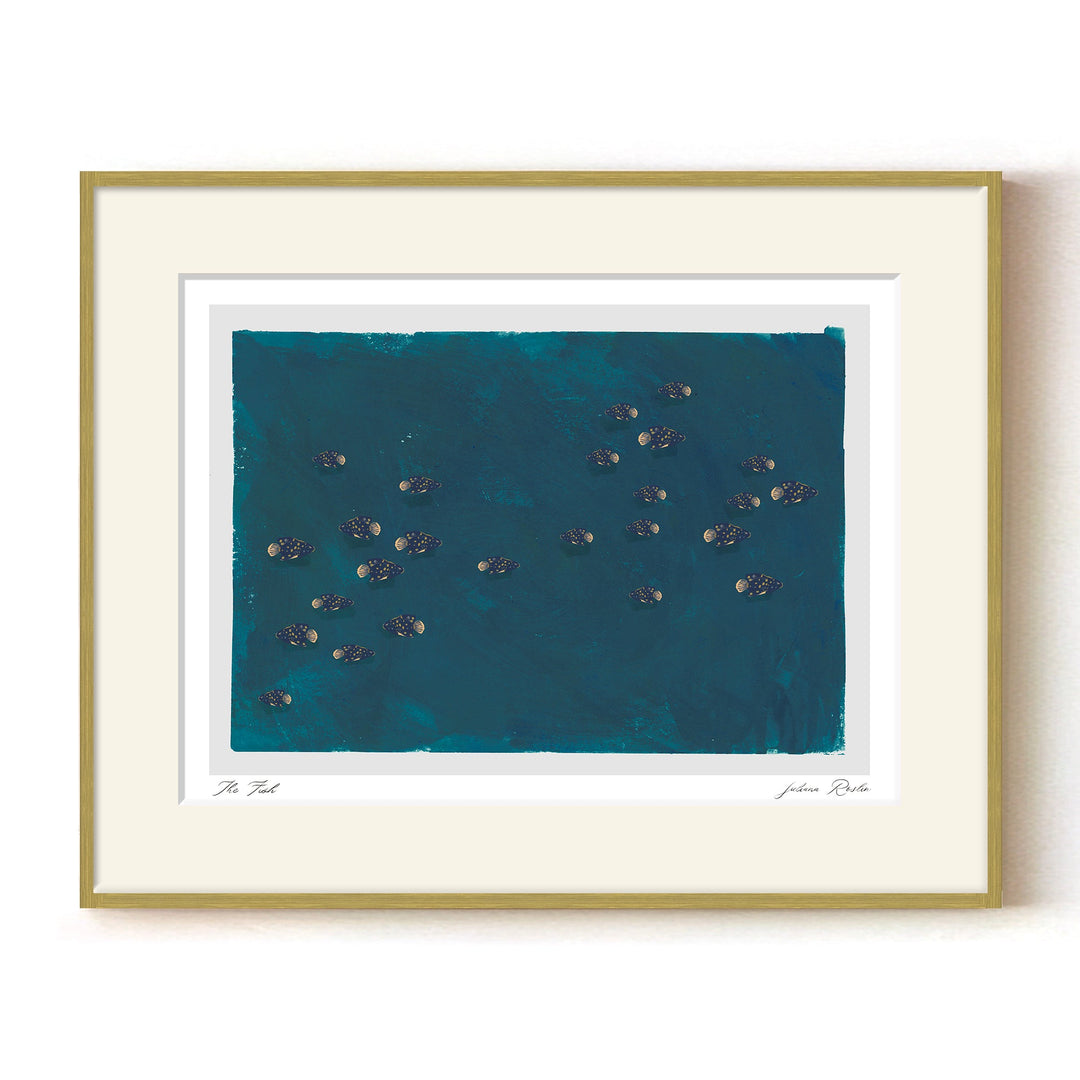 "The Fish" Framed Matted Print Wall Art by ChiChi Décor
